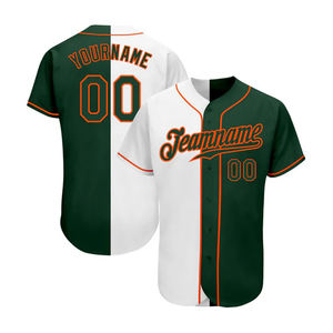 La última camiseta de béisbol con diseño de logotipo personalizado con nombre de jugador de equipo propio, fabricante de camisetas de softball con botones completos y comodidad transpirable - Product Image 5