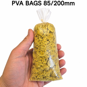Sacs PVA 80x145mm 85x200mm 50 unités à dissolution rapide, solubles dans l'eau, pour la pêche à la carpe, accessoires de pêche au feeder - Product Image 5