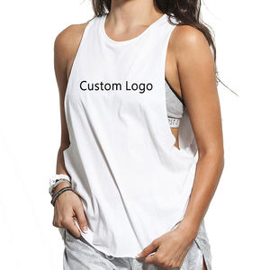 Camiseta sin mangas de gimnasio para mujer OEM al por mayor Fitness Stringer culturismo chaleco transpirable último diseño camiseta de mujer con logotipo personalizado - Product Image 6