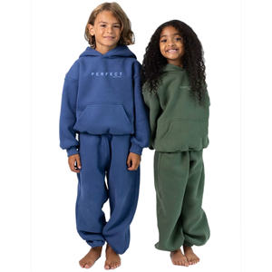 ชุดเสื้อฮู้ดโอเวอร์ไซส์สำหรับเด็กผู้ชาย, ชุดเสื้อสเวตเตอร์มีฮู้ดเสื้อสวมหัวลำลองสำหรับฤดูใบไม้ร่วงฤดูหนาว - Product Image 3