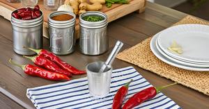 Mortero y Maja de Aluminio de Calibre Grueso, Aptos para Lavavajillas, Ecológicos, para Moler Especias y Medicamentos - Product Image 3