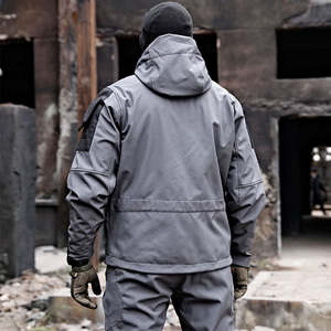 Chaqueta Softshell a prueba de viento para hombre, impermeable ligero transpirable para senderismo, viaje, correr, ropa al aire libre, chaqueta para exteriores - Product Image 6