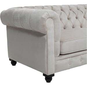 โซฟายุโรปคลาสสิกวินเทจห้องนั่งเล่นโซฟาหนังโซฟาหรูหราเชสเตอร์ฟิลด์โซฟาเฟอร์นิเจอร์ - Product Image 5