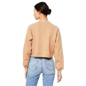 Sweats à capuche pour femmes les plus vendus OEM anti-boulochage pull-over confortable sweat-shirt court pour l'hiver - Product Image 2