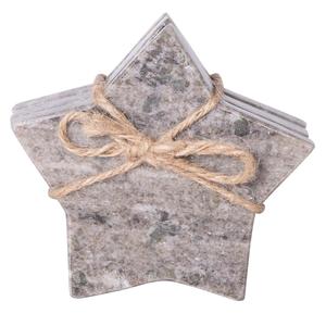 New Arrival Customized Star Shaped Marble Cup Mat Pad Thick Stone <b>Coaster</b> for Multi-event Kitchen Decorative for New Homeowners - Product Image 1