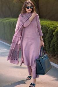 LANZAMIENTO NUEVO FESTIVE WEAR KURTI PENT CON DUPATTA TELA MUJER V CUELLO RAYÓN - Product Image 2