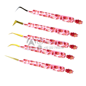 Offre Spéciale pince à épiler papillon de qualité supérieure pour extensions de cils en acier inoxydable avec logo outils de beauté ASI durables - Product Image 4