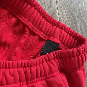 กางเกงวอร์มเฮฟวีเวตสำหรับผู้ชายกางเกงวอร์มเอวยางยืดกันลมใส่สบายโลโก้ออกแบบได้ตามต้องการ - Product Image 3