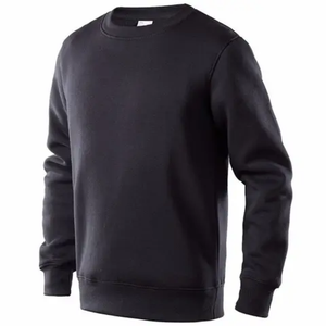 Stylish Faux-Leather Logo Hoodie Comfortable <b>Long</b> <b>Sweatshirt</b> with Unique Touch Front Logo Positioned - Product Image 2