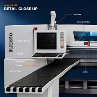 Scie à panneaux automatique CNC JinHongYu pour le travail du bois, haute précision, moteur numérique, haute rigidité, économe en énergie