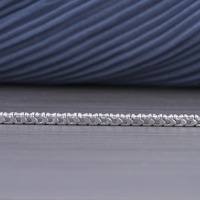 Bracelet de tennis de luxe en or blanc avec diamants de laboratoire 2,53 carats taille brillant rond, 7 pouces, bijoux fins haut de gamme, cadeau de mariage unisexe