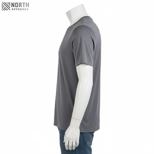 เสื้อยืดแขนสั้นลำลองพิมพ์ลายสำหรับผู้ชายเสื้อยืดวิ่งฤดูร้อนยืดหยุ่นสูงแห้งเร็วระบายอากาศได้ดี - Product Image 6