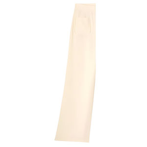 Pantalon décontracté à jambes larges de haute qualité en toile mi-solide, taille longue, anti-rides, respirant, séchage rapide, élégant, pour femmes, vêtements de bureau - Product Image 3