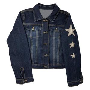 2025 nueva chaqueta de mezclilla de invierno con bolsillos negros patrón sólido ropa tejida transpirable para mujeres chaquetas de mezclilla - Product Image 1