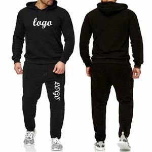 Survêtement de haute qualité Jogging Zipper Survêtement Ensemble Tech Fleece Logo personnalisé Sweat à capuche zippé Pile évasée Pantalon de survêtement Survêtement Hommes - Product Image 1