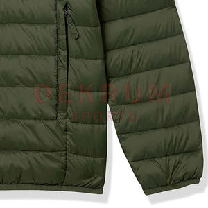 Fabricante de Pakistán, Chaquetas Acolchadas de Nailon/Poliéster Ecológicas para Hombre, Hechas a Medida 2024, Impermeables, con Cuello Alto para Invierno - Product Image 6
