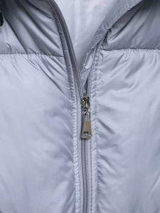 2025 mujeres Parka chaleco chaqueta con capucha sin mangas Puffer abrigo Casual cálido chaleco moda prendas de vestir exteriores señoras chaqueta con bolsillos - Product Image 3