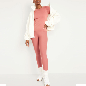 T-shirts pour femmes à manches longues, streetwear décontracté, respirant, écologique, logo personnalisé multicolores de haute qualité, vente en gros - Product Image 3