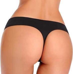 String en dentelle taille basse pour femme Culotte de bikini confortable en tissu extensible pour toute la journée Style invisible Service de logo personnalisé - Product Image 5