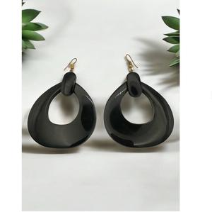Boucles d'oreilles en corne de buffle pour filles, boucles d'oreilles pour femmes, bijoux en corne, corne naturelle pour femmes, haute qualité - Product Image 4
