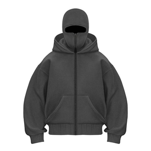 Sudadera con Capucha Tipo Pasamontañas Cómoda, Unisex, Cálida y Elegante, Sudadera con Capucha, Ropa de Invierno Moderna, Venta al por Mayor - Product Image 4