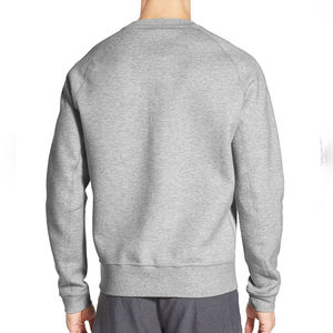 Prix de gros usine – Sweat-shirt homme en molleton de coton mélangé de haute qualité, col rond, coupe classique, idéal pour l'hiver - Product Image 6