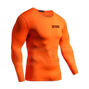 Chemises de compression en polyester pour hommes, vêtements de fitness, chemises de compression pour hommes - Product Image 2