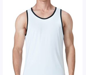 Débardeur Homme Personnalisé OEM en Polyester/Coton Écologique de Haute Qualité, Tricoté, Décontracté, Respirant, Séchage Rapide, Grandes Tailles, Sur Mesure - Product Image 5