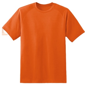 Men's Black Cotton O-Neck T-Shirt Regular Fit Short Sleeve Solid Color Casual Jersey Knit <b>Plain</b> Dyed Style - Product Image 4