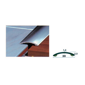 Coprisoglia in Alluminio Argento Adesivo 200 cm - Product Image 1