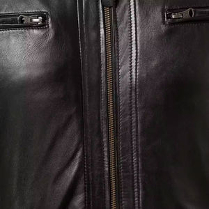 Chaqueta de Cuero Sintético con Pelo Sintético Ecológica de Primera Calidad para Hombre, Estilo Motero, Talla Grande, Abrigo de Invierno de Gran Calidad, Gran Personalidad - Product Image 6