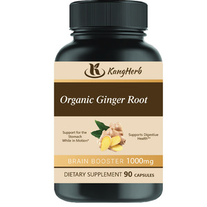 Suplemen Herbal Vegan Grosir OEM Kapsul Jahe 1000mg Kapsul Jahe - Product Image 1