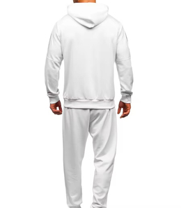 Ensemble survêtement pour homme de haute qualité 100% coton avec fermeture éclair, sweat-shirt et pantalon de jogging, nouveau logo personnalisé, vêtements d'hiver, survêtement de haute qualité pas cher - Product Image 5