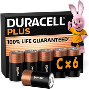 Pilas Alcalinas para Bebés Duracell Plus C 1.5 V LR14 MN1400 Paquete de 6 - Product Image 4