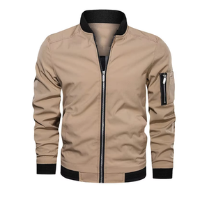 Veste universitaire d'hiver pour homme Vedo de haute qualité, impression de logo personnalisée, col montant, logo sur le devant, doublure en polyester écologique et laine - Product Image 6