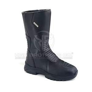 Chaussures de moto d'hiver respirantes pour hommes de qualité supérieure avec semelle en cuir résistante à l'huile, ajustement personnalisable et design protecteur - Product Image 6