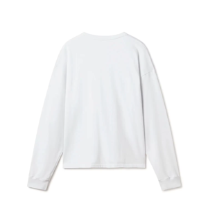 T-shirt à manches longues en polyester sublimé de haute qualité logo personnalisé col rond T-shirt décontracté uni vierge pour l'expédition DDP - Product Image 3