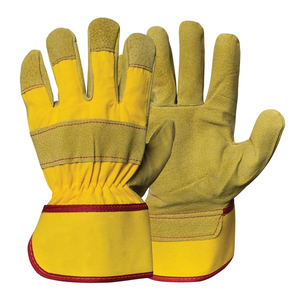 Precio razonable Guantes de trabajo de seguridad Protección antideslizante Nuevo estilo Protección de manos Fabricación Guantes de trabajo de cuero - Product Image 1