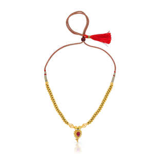 Collar con Colgante de Oro Ratnarekha Thushi para Mujer - Product Image 3