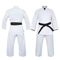 Seragam Karate Dewasa Lengan Panjang Kualitas Premium 100% Katun Cepat Kering Bernapas Dapat Disesuaikan Berkualitas Tinggi