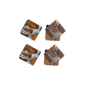 Newly Designed Decorative Resin Art <b>Wooden</b> <b>Coasters</b> Best Selling 100% Natural Wood Made Serving <b>Coasters</b> - Product Image 6