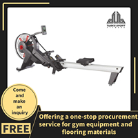 Appareil de cardio-training à résistance magnétique Iron Air, Rameur à air avec écran LCD pour usage domestique ou en salle de sport