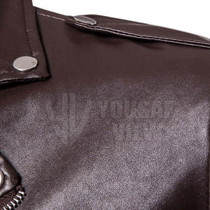 เสื้อแจ็คเก็ตหนังแฟชั่นสำหรับผู้ชายเสื้อแจ็คเก็ตหนังโลโก้ตามสั่ง - Product Image 6