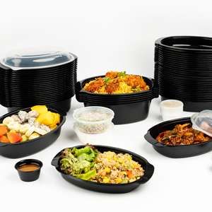 Récipient alimentaire en PET personnalisé 100% de haute qualité emballage industriel en PVC pour emballage alimentaire en vrac nouilles Sushi Hamburgers - Product Image 5