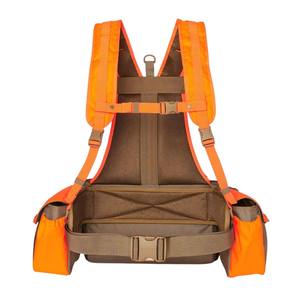 Gilet à sangle de guidage Upland avec ceinture rembourrée Dark Tan Blaze Orange Summer Breathable Hunting Field Vest - Product Image 2