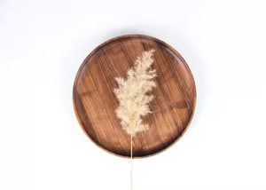 Cuentas de madera de color natural de calidad superior para placa de cargador ecológica por artesanía de media luna - Product Image 5