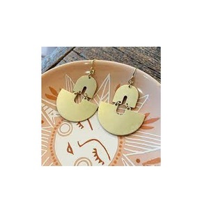 Pendientes de Bisutería para Mujer, Diseño Ecológico, 100% Latón y Resina de la Mejor Calidad, para Regalo - Product Image 2