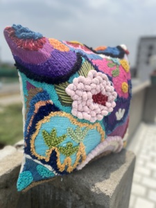 Indian Handmade Mediterranean Beautiful <b>Cushion</b> <b>Covers</b> Made Of Colorful Eco Friendly Thread Gives Attractive Look To Your Home - Product Image 3