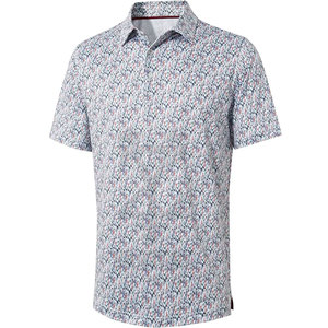 Chemises de golf pour hommes personnalisées en gros, séchage rapide, respirantes, manches courtes, motif uni, tissu tricoté 220g polyester/coton, OEM - Product Image 4