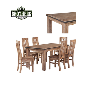 โต๊ะรับประทานอาหารไม้โอ๊ค/สน/อะคาเซียไม้เนื้อแข็งเฟอร์นิเจอร์ห้องรับประทานอาหารจากเวียดนาม - Product Image 1